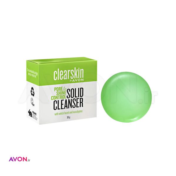 پاک کننده جامد صورت آون ClearSkin مدل Pore & Shine Control مناسب پوست چرب 30 گرم 
